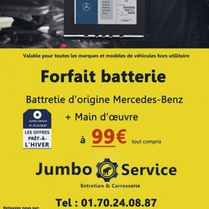 forfait batterie pas cher 93