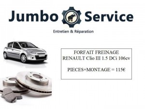 forfait freinage Jumbo Service