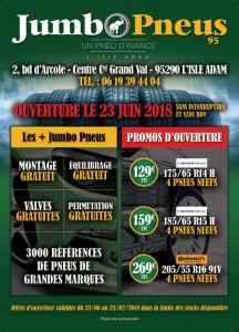 Promo pneus L'isle Adam Val d'Oise