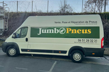 Jumbo Pneus SE DÉPLACE CHEZ VOUS ! (Domicile, travail, dépannage...)