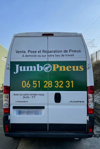 Jumbo Pneus SE DÉPLACE CHEZ VOUS ! (Domicile, travail, dépannage…)