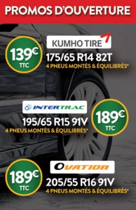 Promotion pneu 77