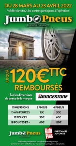 Promo pneus Bridgestone