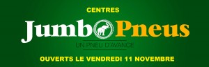 Changez vos pneus le vendredi 11 novembre