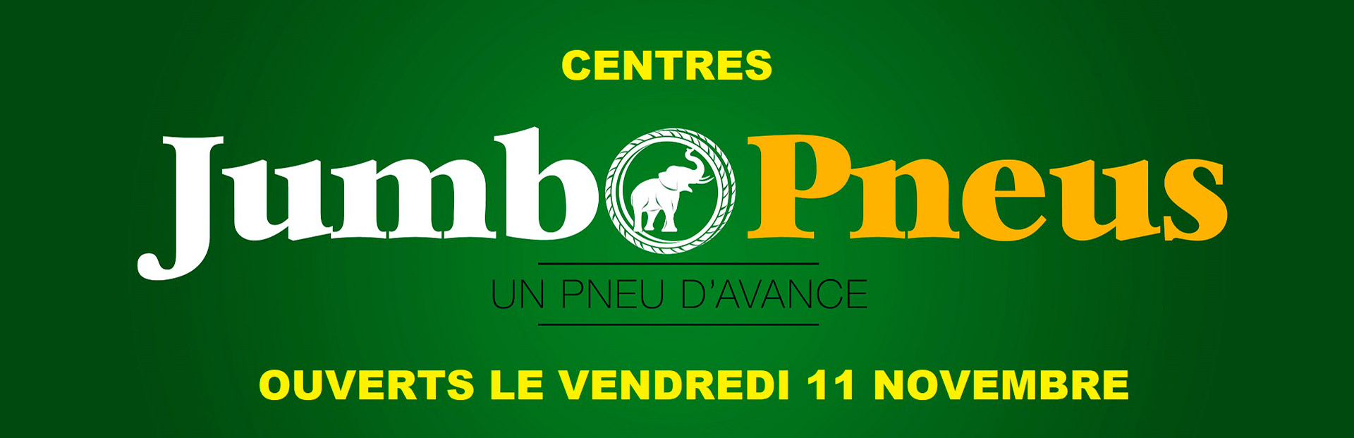 Changez vos pneus le vendredi 11 novembre