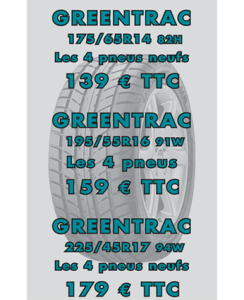 Promotion sur les pneus