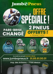 Promotion sur les pneus chez Jumbo Pneus Clayes Souilly