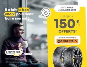 Jumbo Pneus operation promo pneus continental 2025