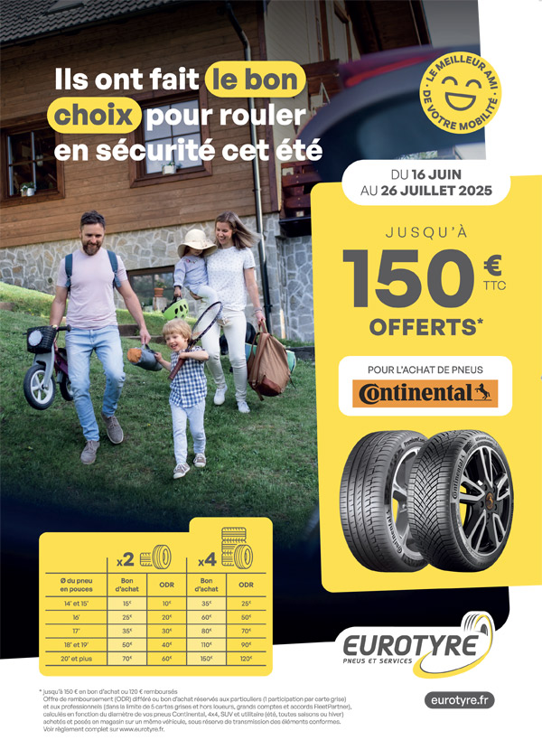 Jumbo Pneus operation promo pneus continental 2025