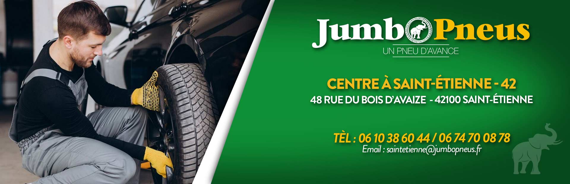 Pneu, freins, pare-brise, mécanique chez Jumbo Pneus 42 Saint-Etienne