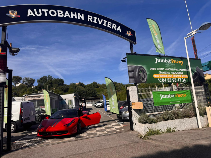 Centre auto Jumbo Pneus 06 à Cagnes-sur-Mer dans les Alpes Maritimes