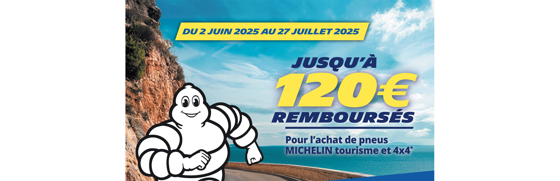Promotion sur les pneus Michelin